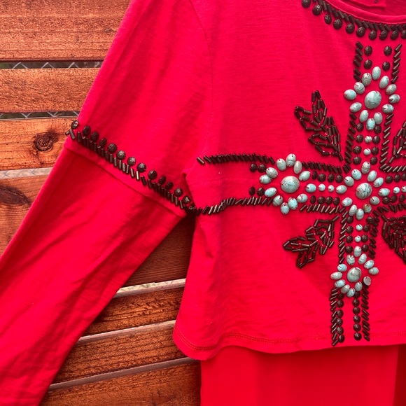 Double D Ranch Beaded Top - Picture 3 of 9